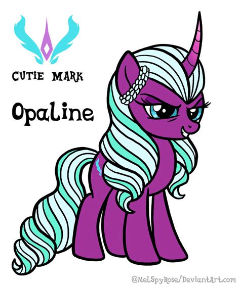 Opaline (MLP G4 version) by MelSpyRose on DeviantArt