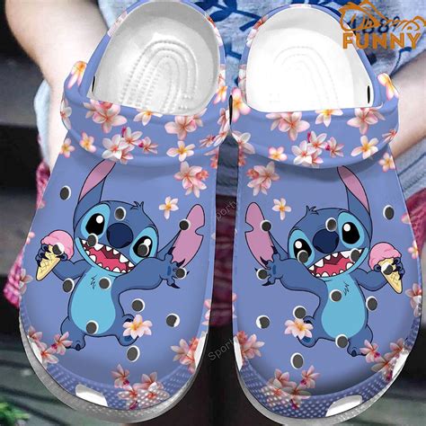 Cute Stitch Disney Crocs - Discover Comfort And Style Clog Shoes With ...