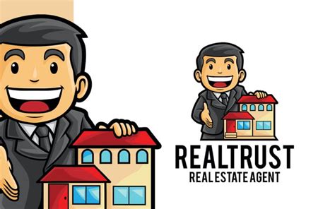 Real Estate Agent Logo Template #113139 - TemplateMonster