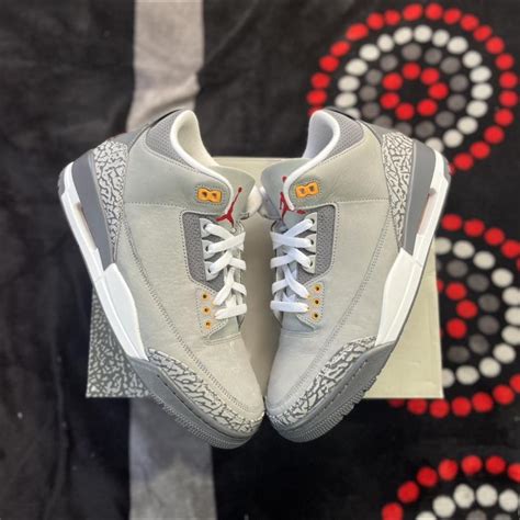 Air Jordan 3 Cool Grey size 9.5 og all, in great... - Depop