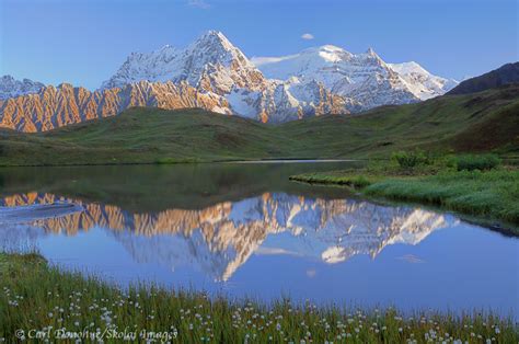 Wrangell mountain reflection, Wrangell - St. Elias, Alaska. - Wrangell ...