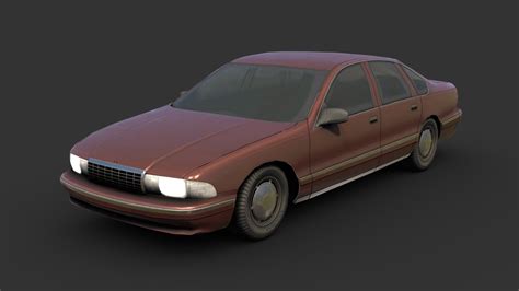 1990s Big Sedan - 3D model by Renafox (@kryik1023) [6436e5c] - Sketchfab