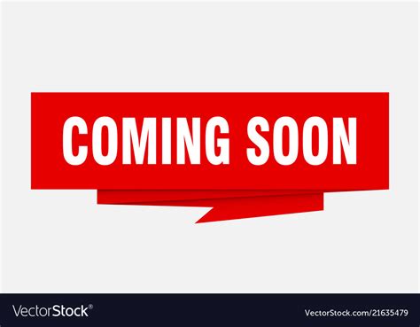 Coming soon Royalty Free Vector Image - VectorStock