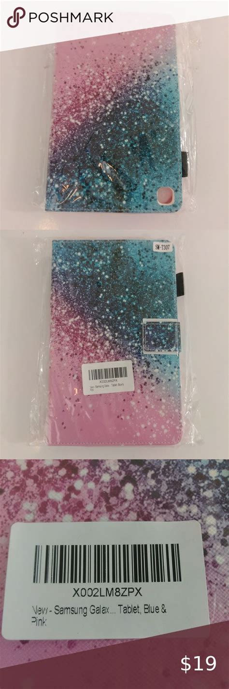 Samsung Galaxy Tablet Case Blue & Pink Cover | Samsung galaxy tablet ...