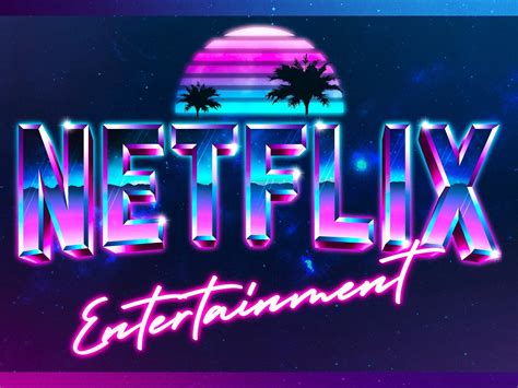 Retro ‘Netflix’ Logo - Self Initiated by Matthew Rudhall on Dribbble