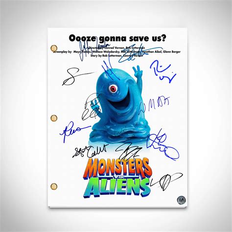 Monsters vs. Aliens Transcript Limited Signature Edition | RARE-T