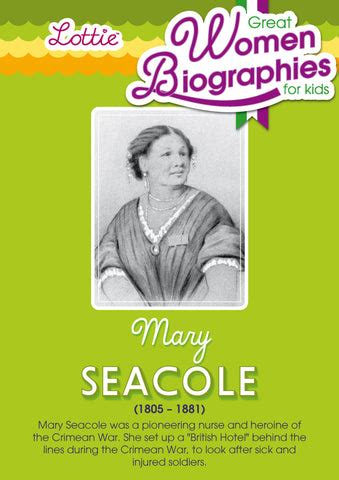 Mary Seacole biography for kids – Lottie Dolls