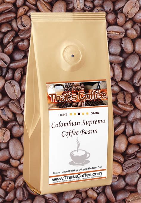 Fresh Colombia Coffee Beans Online | Supremo Gourmet Coffee Beans