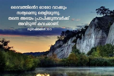 Malayalam Bible Words: proverb 30 5, malayalam, malayalam bible words ...