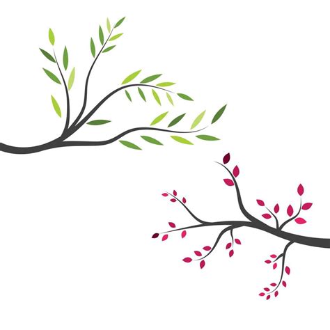 Tree branch vector ilustration design 13213273 Vector Art at Vecteezy