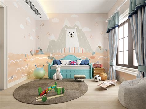 Kids Murals for Bedroom and Playroom Walls - Melbourne Wallpaper