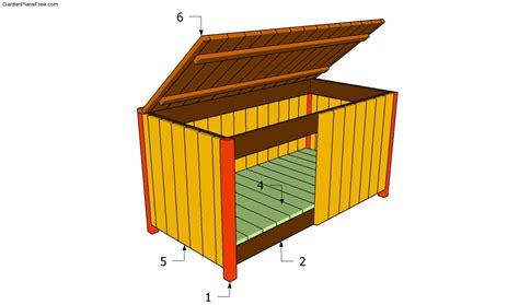 Garden Storage Box Plans | Free Garden Plans - How to build garden projects