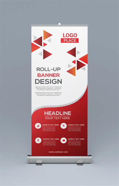 Roll-Up Banner - 30+ Examples, Templates, Designs