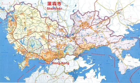 Shenzhen District Map - Shenzhen China • mappery