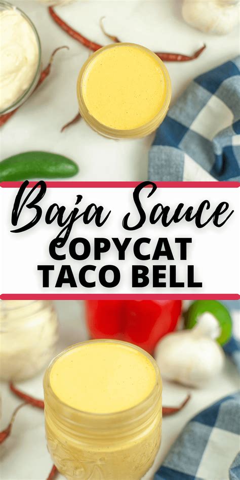 Baja Sauce - Copycat Taco Bell - It Is a Keeper