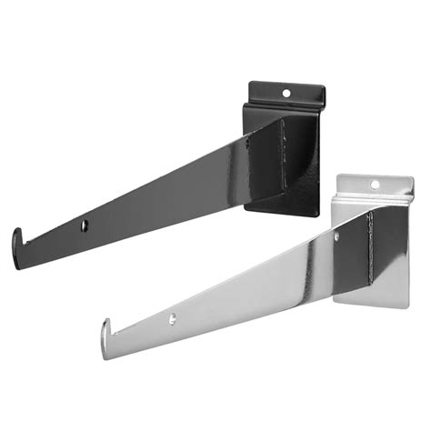 Slatwall Shelf Brackets 12" | Okanagan Bag & Box