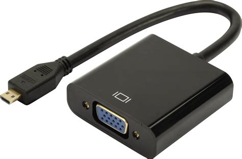 Digitus DA-70460 HDMI / VGA Adapter [1x HDMI socket D Micro - 1x VGA ...