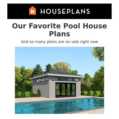 Modern Pool House Plans - Houseplans