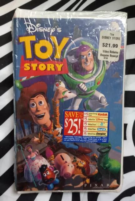 TOY STORY (VHS,1996) Walt Disney Pixar Collectible NEW FACTORY SEALED ...