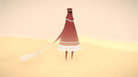 Journey game character fanart - 3D model by lgw8618 [80fa329] - Sketchfab