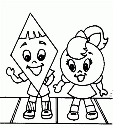 Get This Free Simple Shapes Coloring Pages for Children af8vj