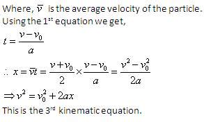 derivation - equation of motion by graphical method - Science - Motion ...