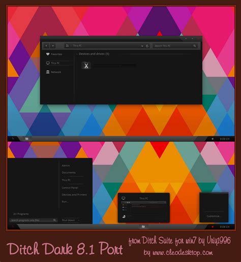 Ditch Dark Theme Windows 8.1 by cu88 on DeviantArt