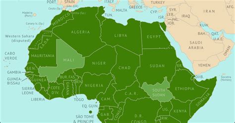 Map: Which Countries are in the African Union? - Political Geography Now