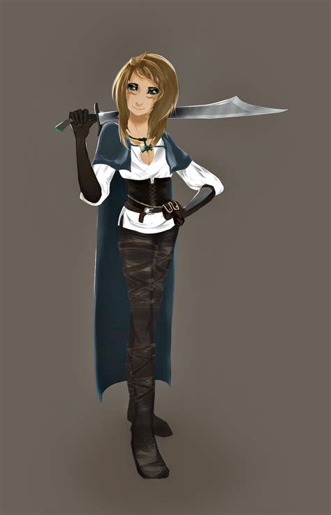 Skyrim character art by CrazyTsuki on DeviantArt