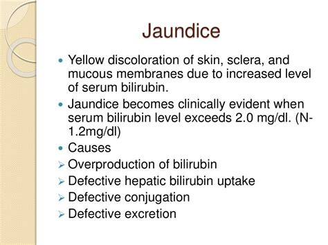 Laboratory Diagnosis of Jaundice