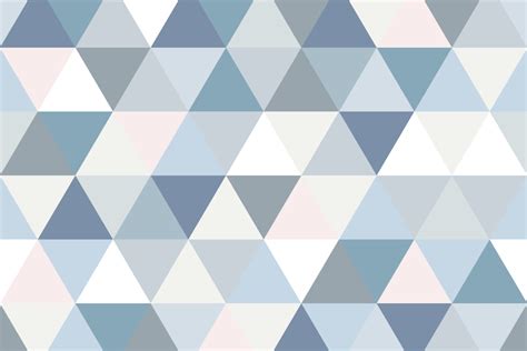 Pastel Geometric Triangle Pattern Wallpaper Mural - Hovia | Hovia