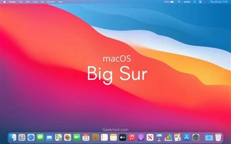 Mac OS Big Sur - Geeknism