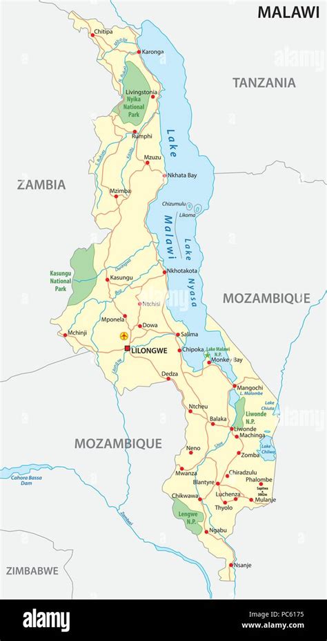 Lake Malawi National Park Map