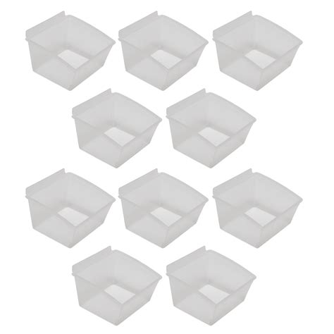 Free Shipping! CrownWall Universal Slatwall Clear Storage Bins ...