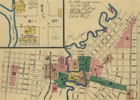 Historic maps show what downtown San Antonio looked like back in 1885