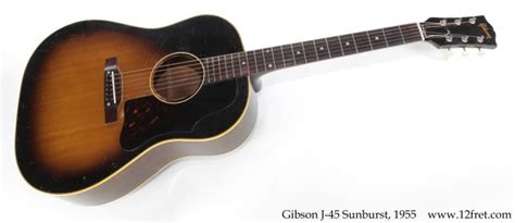 Gibson J-45 Sunburst, 1955 | www.12fret.com