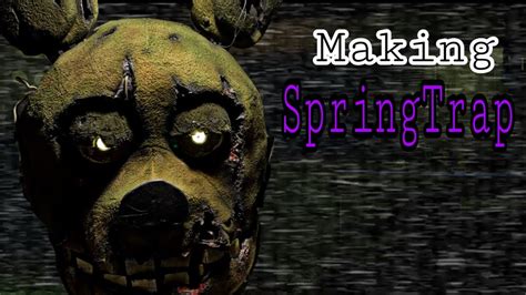 Building my Springtrap Cosplay (old) - YouTube