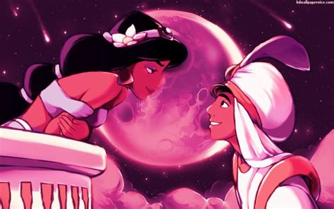 Kiss Aladdin And Jasmine - Aladdin Kissing Jasmine - 1440x900 Wallpaper ...