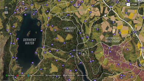 Forza Horizon 4 Map Locations