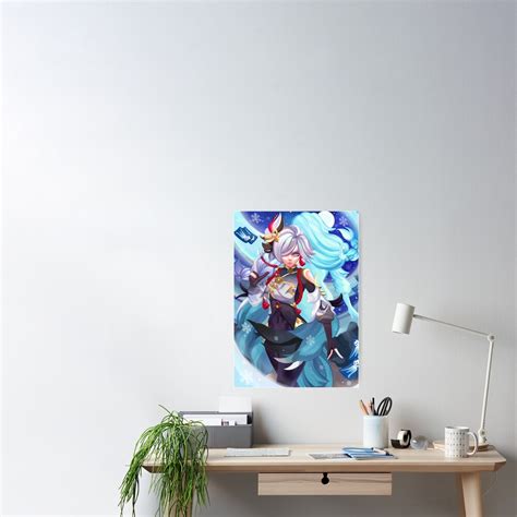 "Shenhe fan art " Poster for Sale by Toyger-Lilly | Redbubble