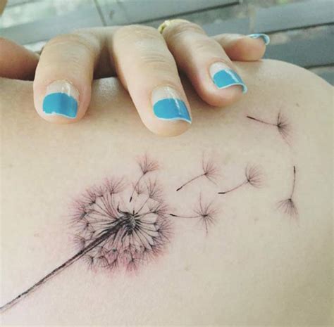 Dandelion Tattoo Shoulder