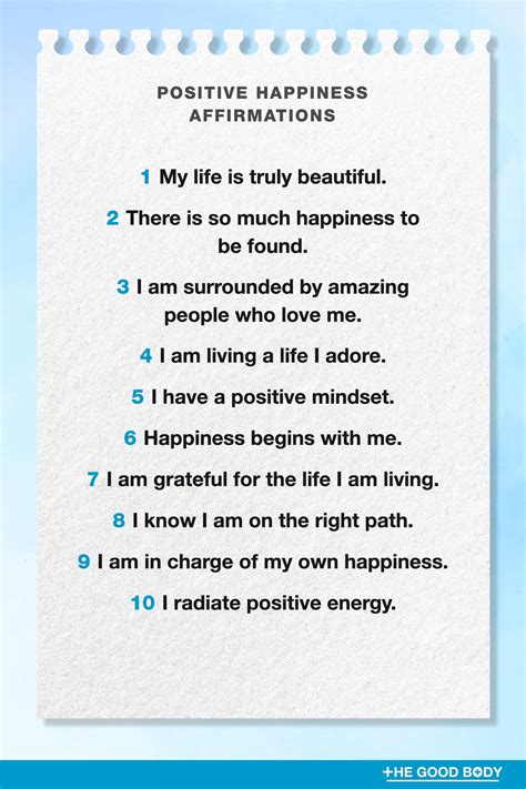 😊 50 Affirmations for Happiness: Welcome Joy Into Your Life