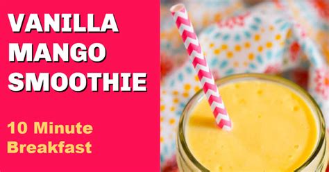 How to Make Vanilla Mango Smoothie Recipe | WW 0 Pts - Savor + Savvy