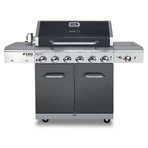 Nexgrill Propane Gas Grill Slate w Ceramic Searing Side Burner Deluxe 6 ...