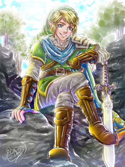 Link || THE LEGEND OF ZELDA || Fan art by Michelle-Kristolia on DeviantArt