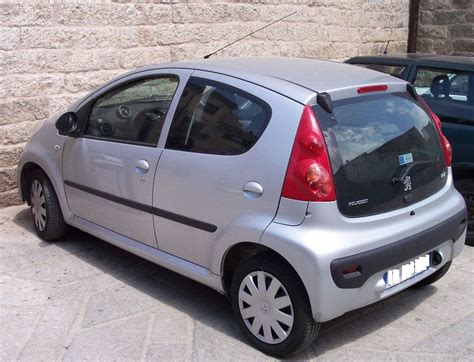 Peugeot 107 technical specifications and fuel economy