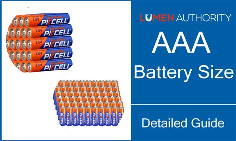 AAA Battery Size (Dimensions + Weight Fully Explained)