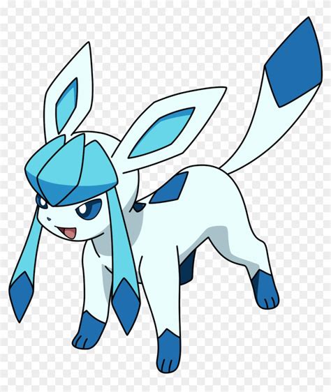 Glaceon Png - Pokemon Eevee Evolution Glaceon, Transparent Png ...