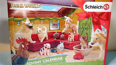 Schleich Farm World Advent Calendar 2018 Opening | Schleich 97700 ...