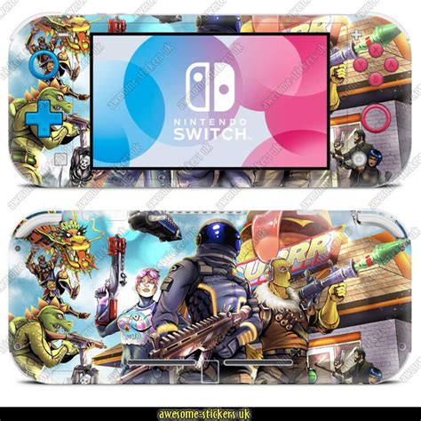 Nintendo Switch LITE skins 204 - FORTNITE - Awesome Stickers UK